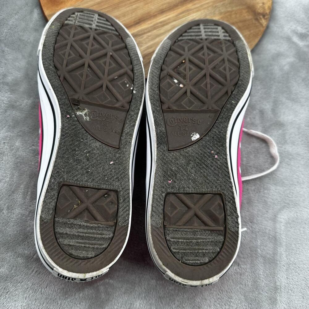 Converse All Star Shoes Womens Size 9 Pink Low Top Classic Canvas Lace Up - Picture 9 of 11